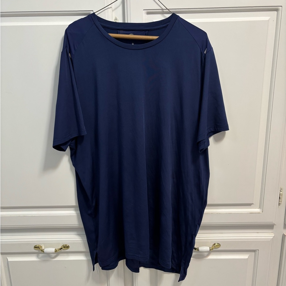 Zyia Dri Fit Short Sleeve Crew Neck Blue T-Shirt Men’s Size XXL